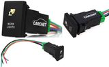 Dual LED Light Spst Style Push Button Switch/Button Switch