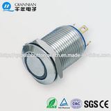 12mm 1no Momentary Flat Head Ring Type IP65 Push Button Switch