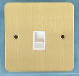 1 Gang Telephone Socket with Master