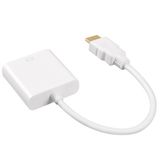 HDMI to VGA Converter Adapter Cable 1080P, White