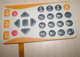 Single Push Button Membrane Switch Panel for Industrial Control / Medical Equipment