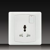 1gang Switch+ Mf Socket (DK18)
