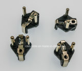 2 Pin Schuko Plug (Three Core Plug Insert, 4.8mm solid plug without cable)