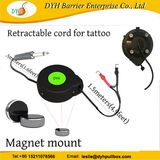 Stretchy Power Cord Recoiler with Magnetic Mounting Ring