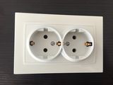 European Style Socket Double with Earthing F3128