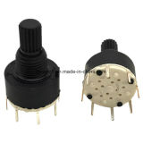 Power Control PCB Sp6t 6 Position Mini Rotary Switches