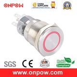Onpow 19mm Push Button Switch (LAS1-AGQPF-11E/G/12V/S, CE, UL, CCC, RoHS)