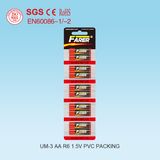 1.5V Farer Super Heavy Duty Dry Battery (R6 AA, Um-3)