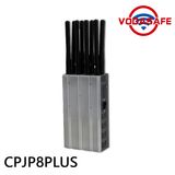 New 8 Antennas High Power Handheld 3G/ 315/ 433/ Lojack Jammer, Built-in Battery, Portable 2g 4G Lte GSM CDMA Cell Phone Signal Blocker