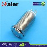 Flat Round Small Latching Push Buton Switch (GQ12F-10L)