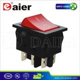 24V Red Light 24 Volt Rocker Switch