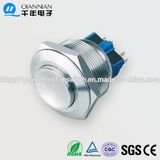 28mm 1no Nc/2no 2nc Resetable Self-Locking High Flat IP67 Ik10 Push Button Switch