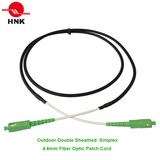 4.6mm Outdoor Duplex Sheathed Simplex Fiber Optic Patch Cable