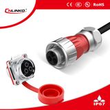 Dh-24 Waterproof Power Connector with 3pins