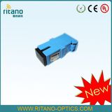 Sc Fiber Optic Adapter with Shutter at Lower Loss 0.15dB