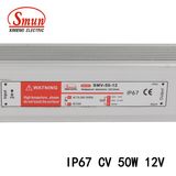 Smun 50W 12V 4A IP67 Waterproof Constant Voltage LED Driver