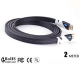 2m High Speed 3D HDMI Flat Cable 1.4V Support 2160p