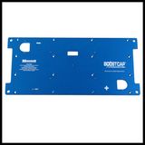Blue Anodized Aluminium Face Panel with Fabrication