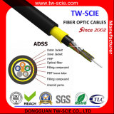 Outdoor 24 Core Self-Support Aerial Optic Fiber Cable