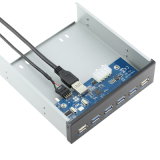 5.25 Inch Metal Front Panel with 6 Ports