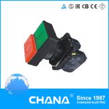 Long Handle Knob 6V~380V Push Button Double Head Button Switch