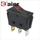 Single Pole Locking Type Illuminated Electrical Rocker Switch