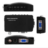 CCTV BNC Camera Composite S-Video to VGA Converter Adapter in to PC VGA LCD out