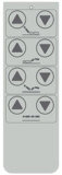 White Dull Polish 8 Key Membrane Switch Overlay for Electric Products