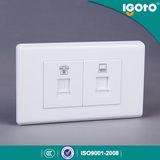 American Style Rj11 Telephone and Power Date Socket Outlet