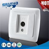 1 Gang Television Wall Socket European Standard Ce Certificate