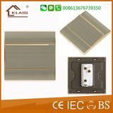 Made in China Metal Stainless Steel 1gang Electrical Switch