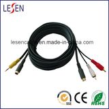 AV Cables, 3.5st + S-Video to S-Video + 2RCA Plugs