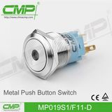 19mm Anti-Vandal Metal Illuminated Pushbutton Switch