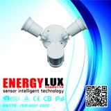 ES-B06B PAR38 Double Bulb Holder with PIR Sensor