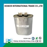 Oval Type and Round Type Cbb65 450V AC Motor Running Air Conditioner Aluminum Case Capacitor