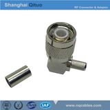 RF Connector TNC Right Angle Male Plug Crimp for Rg58, Syv-50-5, Syv-50-7 Cable (TNC-JW-C-3, -5, -7) (3 kinds)