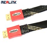 1.4V Flat HDMI Cable with Ethernet for 3D (YLC-301A)