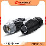 Approval TUV/CCC/UL Certifications Waterproof IP65/IP67 Auto Circular Electrical Connector for Signal Equipment