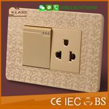 American Type One Gang Thailand Electrical Wall Switch Socket
