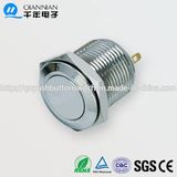 16mm 1no Resetable Flat IP67 Ik08 Push Button Switch