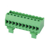 New Style Plug-in Terminal Block with DIN Rail (WJ2EDGVK-5.08mm)