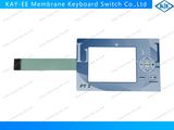 Gradient Printed Membrane Switch with Rim Emboosed Keys and Nicomatic Connector