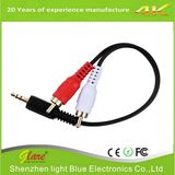 3.5mm Male to 2 RCA Male Stereo Audio Y Cable