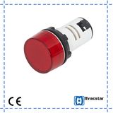 Red Round Head Waterproof LED Indicator Push Button Switch