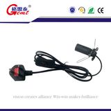 BS Approval UK Salt Lamp Power Cord with 303 Switch