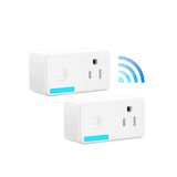 Smart Plug WiFi Wireless Home Electrical Timing Outlet Remote Control Your Devices Works with Alexa and Google Assistant