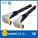 High Speed HDMI 19pin Plug (90 degree) -Plug (90 degree) Cable