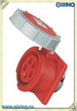 Cee/IEC 16A 5p 400V IP67 Flush Mounted Industrial Socket