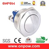 Onpow 19mm Metal Pushbutton Switch (GQ19SB-10/S, CCC, CE, RoHS Compliant)