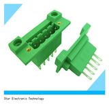 Factory Nylon Screw Mount Male and Female Terminal Block Green